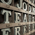 Metal Zinc Alphabet Letter