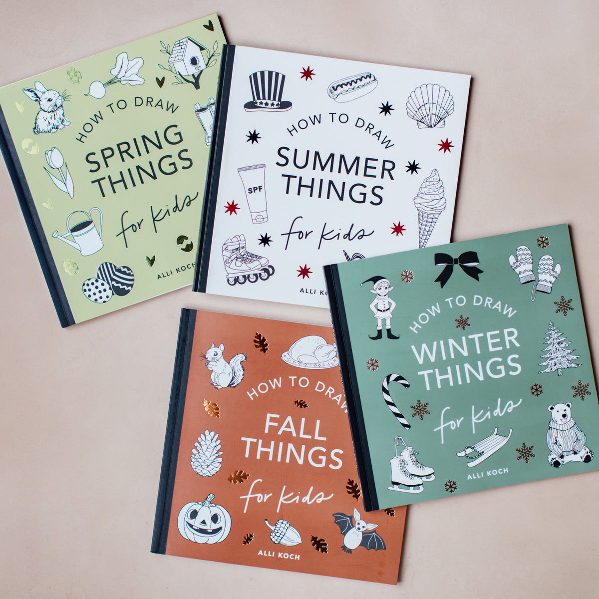 Spring Things: How to Draw Books for Kids