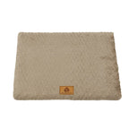 3D Foam Pet Bed with Removable Washable Faux Fur Cover Orthopedic Waterproof Dog Cat Bed for Crate Anti-Slip Bottom Pets Mats
