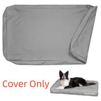 Washable Dog Crate Pad Cover Oxford Cloth Waterproof Dog Bed Cover for Puppy Kitten Replacement Pet Supplies (Only Covers)