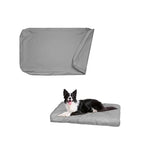 Washable Dog Crate Pad Cover Oxford Cloth Waterproof Dog Bed Cover for Puppy Kitten Replacement Pet Supplies (Only Covers)