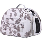Pet Life ® 'Narrow Shelled' Lightweight Collapsible Military Grade Fashion Designer Travel Pet Dog Carrier Crate